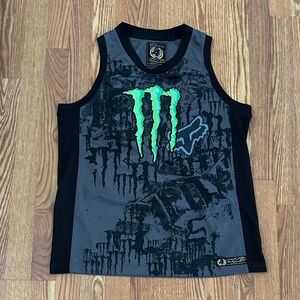 Kids Sleeveless Shirt - Black and Green